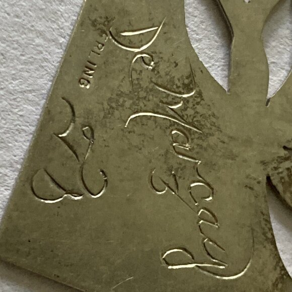 Vintage De Marcay Brooch Sterling Silver Pin Modernist Pierced Western Flower - Picture 5 of 13